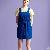 Elegant Pure Color Hot Sale Suspender Pants Blue