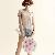 Fashion Lace Montage Slim Women Jean Shorts Blue