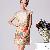 High Quality Printed Slim Short Sleeve Elegant Dresses