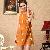 Hot Sale Sleeveless Slim Elegant Dresses Orange Green