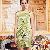 National Style Elegant Slim Silk Dresses Green