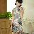 Retro Lotus Improved Slim Elegant Cheongsam Dresses
