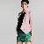 Romantic Style Base Layer Pants Green Apricot