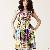 Western Elegant Cross Slim Summer Dresses Orange