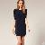 Western Elegant Sleeveless Dresses For Women Deep Blue