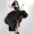 Western Elegant V Collar Long Black Sleeveless Dress