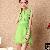 Western Embroidery Sleeveless Elegant Dresses Green White