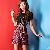 Western Floral Short Sleeve Dresses For Women