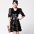 Western V Collar Elegant Montage Dresses For Women