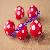 5 Pcs Mushroom Push Pins Drawing Pin Thumbtack