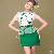 2013 Summer Graceful Organza Dress Green