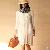 All Match Cotton Long Dress White