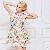 Beads Decorate Flower Lace Dress