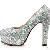 Shining Style Unique Bridal Shoes White