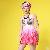 Sleeveless Design Fashion Online Dress Red Yellow Blue