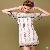 Slimming Elegant Lace Embroidery Dress White Black