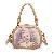 Sweet Girl Printed Pretty Handbag Light Camel