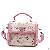 Sweet Horse Printed Pretty Handbag Pink