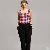 Vintage All Match Plaid Vest Green Red