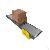 Hytrol Roller Conveyor Horizontal Chain Conveyor Dc-82 Heavy Duty Horizontal Chain
