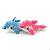 2 Colors Dolphin Pet Squeak Plush Toys