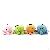 4 Colors Octopus Pet Plush Dog Squeak Toys