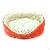 Orange Superfine Bowl Type Dog Bed