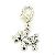 Drill Schnauzer Pendant Dog Charm