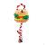 Hamburger Shape Dog Plush Pet Rope Toys