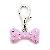 Pink Color Bone Diamond Pet Charm For Dog