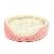 Pink Superfine Bowl Type Dog Bed