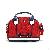 Red Blue Denim Pet Carrier Spacious Interior Dog Bag