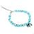 Schnauzer Blue Hang-tag Beautiful Dog Pearl Necklaece