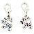Schnauzer Full Diamond Blue Pink Dog Charm For Puppy