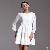 Lace Embellished Long Sleeve Dress Patterns White Green