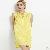 Newly Summer Brief Pure Color Elegant Sleeveless Dresses Yellow