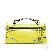 Newly Vintage Patent Leather Ladies Style Bag Yellow Red