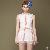 Round Collar Sleeveless White Dress