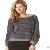 2013 New Style Leather Midi Pullover Sweater 62% Polyester / 35% Cotton / 3% Viscose