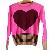 2014 Hot Fashion Design Heart Pullover Cotton Sweater In China Factory
