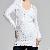 Ladies Fashion Style White 100% Cotton Sweater