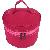 Oval Stripe Pattern Fashion Cosmetic Bag