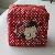 Quilted Pu Cosmetic Bag For Lady