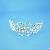 Dchr00016, Tiara, White Crystal, Rhodium Plated