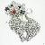 Brooch, Clear Crystal, Rhodium Plated, Dbh00749