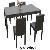 Poly Rattan Dinning Set No. 06701