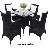 Synthetic Rattan Coffee Table Set No. 06702