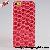 Red Glitter Bling Shiny Hard Plastic Case Cover For Apple Iphone 5c