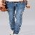 Wholesale Womens Elastic Pants Jeans-high Quality Fabric The Cheapest Custom-made