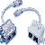 1 Male To 2 Female Y Wiring Adaptor-ccay